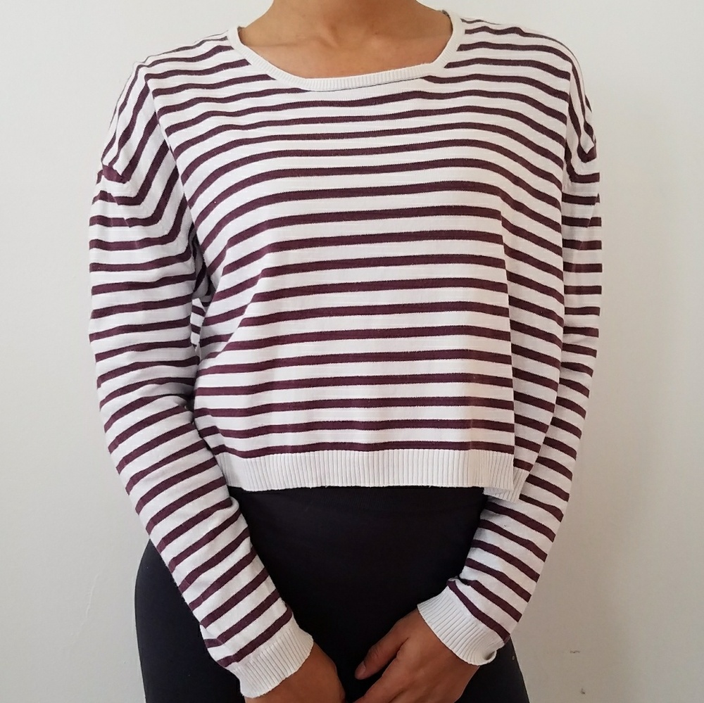 Striped Croped Sweater